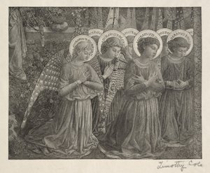 Régi olasz mesterek: Angyalcsoport, 1888-1892. alkotó: Timothy Cole