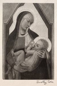 Régi olasz mesterek: Madonna és gyermeke, 1888-1892. alkotó: Timothy Cole