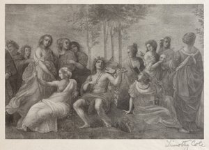 Régi olasz mesterek: Parnasszus, 1888-1892. alkotó: Timothy Cole