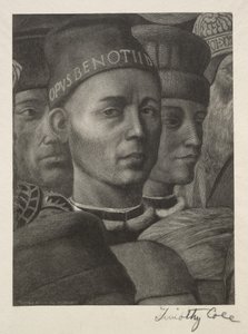 Régi olasz mesterek: Benozzo Gozzoli portréja, 1888-1892. alkotó: Timothy Cole