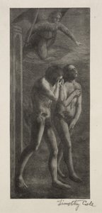 Régi olasz mesterek: Kiűzetés a Paradicsomból, 1888. alkotó: Timothy Cole