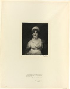 Mrs. Siddons portréja, a régi angol mesterektől alkotó: Timothy Cole