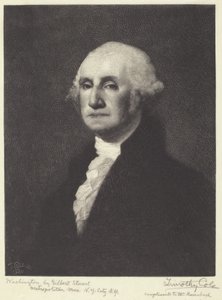 Washington alkotó: Timothy Cole after Gilbert Stuart