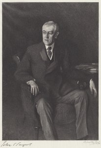 Woodrow Wilson alkotó: Timothy Cole after John Singer Sargent