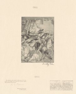 Szent Ephesius csata alkotó: Timothy Cole after Spinello Aretino