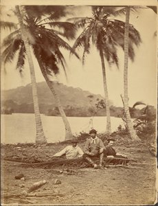 [A Selfridge-expedíció legénységének tagjai a Darién-folyóhoz (Panama)] alkotó: Timothy H. OSullivan