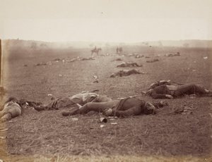 A halál aratása, Gettysburg, Pennsylvania alkotó: Timothy O