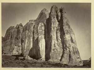 A feliratos szikla déli oldala, 1873 alkotó: Timothy OSullivan