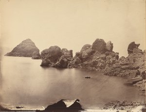 Tufa dómok, Pyramid-tó, Nevada,1867 (fotó) alkotó: Timothy O