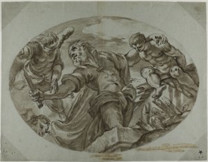 Izsák feláldozása alkotó: Tintoretto