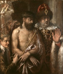 Krisztus megmutatva a népnek (Ecce Homo) alkotó: Titian (Tiziano Vecellio)