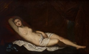Alvó Vénusz, 1510-76 körül (olaj, vászon)