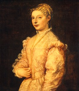 Lavinia Vecellio vagy fiatal nő portréja, Tiziano (1490-1576 körül), olaj, vászon, 84x73 cm