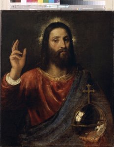 Salvator Mundi (A világ megváltója), 1570 körül (olaj, vászon)
