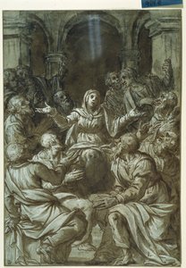 Szűz Mária a Santo Spirito apostolokkal (