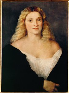Fiatal nő fekete ruhában ... alkotó: Titian (c.1488 1576)