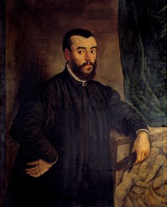 Andrew Vesalius (1514-1564), V. Károly anatómusa és orvosa portréja alkotó: Tiziano Vecelli