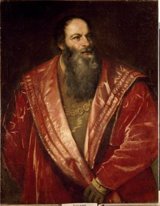 Pietro Aretino portréja (Festmény alkotó: Tiziano Vecelli