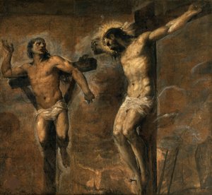Krisztus és a jó tolvaj, kb. 1565-1570.