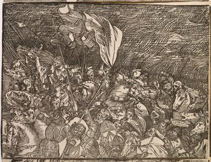 A fáraó seregének elmerülése a Vörös-tengerben alkotó: Titian