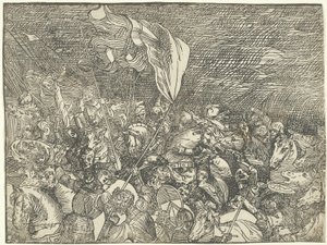 A fáraó seregének elmerülése a Vörös-tengerben alkotó: Titian