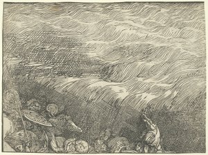 A fáraó seregének elmerülése a Vörös-tengerben alkotó: Titian