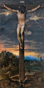 Krisztus a kereszten, c. 1565. alkotó: Tiziano Vecelli