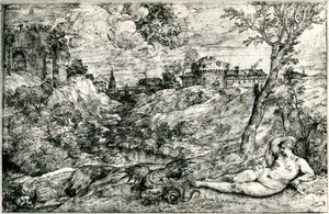 Medor és Angelica vagy Jason és Médea, 1535-1545, 1937 alkotó: Tiziano Vecelli