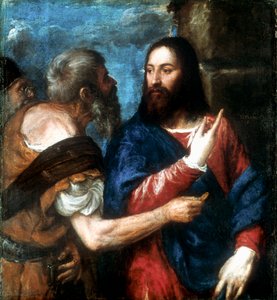 The Tribute Money, 1560-1568 alkotó: Tiziano Vecelli