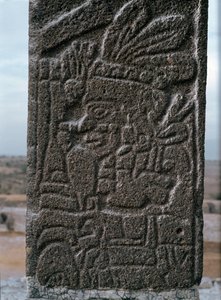 Tlahuizcalpantecuhtli templom domborműve alkotó: Toltec Toltec