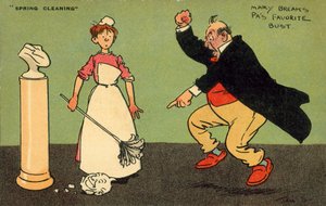 Mary összetöri apja kedvenc mellszobrát (színes litó) alkotó: Tom Browne