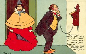 Hogy te Flossie, drágám! (chromolitho) alkotó: Tom Browne
