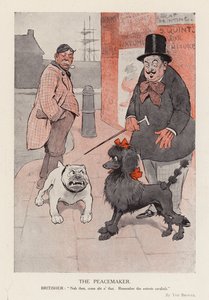 A béketeremtő (színes litográfia)