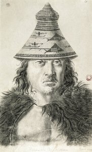 Tlupanamabu, a Nutka-sziget (Nootka-sziget) kazíca. alkotó: Tomas Suria