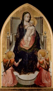 San Giovenale Triptichon: Szűz és Gyermek, Központi panel - oltárkép