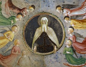 Örök atya angyalokkal körülvéve alkotó: Tommaso Masolino da Panicale