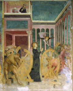 Szent Katalint egy angyal megmentette alkotó: Tommaso Masolino da Panicale