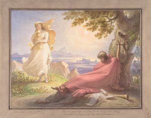 Tasso a szépségről elmélkedik, 1823.