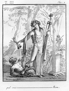 Bacchus Thyrsusszal, 1804