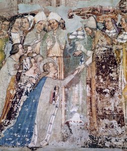 Szent Orsolya megérkezése Rómába, részlet a Szent Orsolya történetei című ciklusból