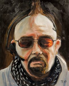 Komoly férfi portré