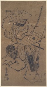 Ichikawa Danj?r? II Aragoto szerepben (durva játék) alkotó: Torii Kiyomasu