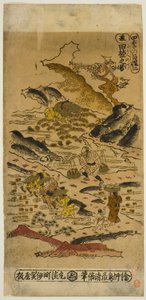 Nyár: Rizsültetés (Natsu: taue no zu), 2. a "A gazdák négy évszaka (Shiki no hyakusho)" sorozatból. alkotó: Torii Kiyomasu II