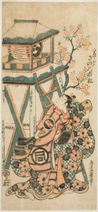 Tea Ac és r Dr. Ichimatsu Sanogawa és Oshichi szülő alkotó: Torii Kiyomasu II