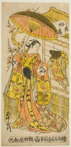 Takinaka Utagawa (folyó) alkotó: Torii Kiyomasu II