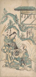 Ichimura Kameizo Tomonosuke Arashi javaslata, nem igaz? 1748. , szúnyog. 1748. alkotó: Torii Kiyomasu I
