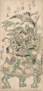 Ichimura Manzo AS és a TSU City javaslat D Segawa Jiro AS -t és a TSU City -t hallja valahol? 1745. , szúnyog. 1745. alkotó: Torii Kiyomasu I
