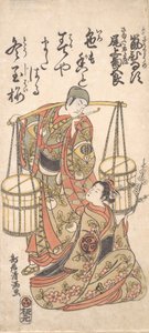 Nyomtatás, kb. 1760., kb. 1760. alkotó: Torii Kiyomitsu