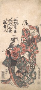Jelenet a Matsu wa tai fusuma no wakesato című drámából, 1757 vagy 1758, 1757 vagy 1758.
