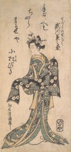 Tese most d Segawa Kiku női tagja Tee Road f Valahol Tegoshiban? 1757. , szúnyog. 1757. alkotó: Torii Kiyomitsu